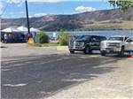 Ample parking near Banks Lake at COULEE PLAYLAND - thumbnail
