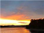 Sunset at Banks Lake at COULEE PLAYLAND - thumbnail