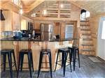 Inside of one of the rental cabins at NORMANDY FARMS FAMILY CAMPING RESORT - thumbnail