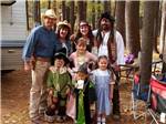 A group of people in Halloween costumes at CIRCLE CG FARM CAMPGROUND - thumbnail