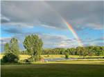 A rainbow over the pond at HTR DOOR COUNTY - thumbnail