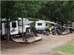 RVs parked in campsites at MIDWAY CAMPGROUND & RV RESORT - thumbnail
