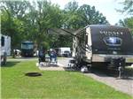 Trailers and RVs camping at YOGI BEAR'S JELLYSTONE PARK CAMP-RESORT - thumbnail