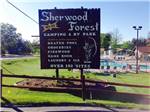 Sign leading into campground resort at SHERWOOD FOREST CAMPING & RV PARK - thumbnail