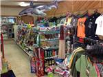 General Store interior with clothing, food and groceries at SHERWOOD FOREST CAMPING & RV PARK - thumbnail