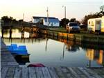 A paddle boat on the dock at HATTERAS SANDS CAMPGROUND - thumbnail