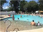 A group of people in the pool at SEA-VU CAMPGROUND - thumbnail