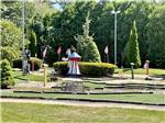 Miniature golf course with windmill at SEA-VU CAMPGROUND - thumbnail