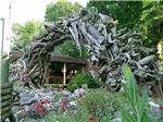 An arch made of driftwood at HOLIDAY TRAV-L-PARK - thumbnail