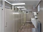 Clean bathrooms and sinks at ATLANTA SOUTH RV RESORT - thumbnail