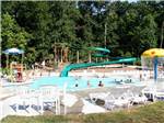 The swimming pool area with a slide at DRUMMER BOY CAMPING RESORT - thumbnail
