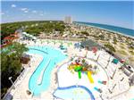 Aerial view over waterpark at OCEAN LAKES FAMILY CAMPGROUND - thumbnail