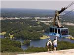 A gondola up to the top of the mountain at STONE MOUNTAIN PARK CAMPGROUND - thumbnail