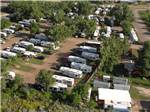 Amazing aerial view over resort at RED TRAIL CAMPGROUND - thumbnail
