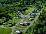 Aerial view of greenery around campground at BRAS D'OR LAKES CAMPGROUND ON THE CABOT TRAIL - thumbnail