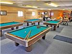 Pool tables in game room at ENCORE PARADISE PARK - thumbnail