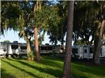 RVs and trailers at campground at SANLAN RV & GOLF RESORT - thumbnail