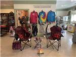 Items for sale inside the store at COOPERSTOWN SHADOW BROOK CAMPGROUND - thumbnail