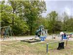 The playground equipment at OAK HAVEN FAMILY CAMPGROUND - thumbnail