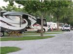 Trailers and RVs camping at TWO RIVERS CAMPGROUND - thumbnail