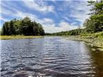 The river running by at MEADOWBROOK CAMPING AREA - thumbnail