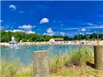 A view of the beach and fountain at OCEAN VIEW RESORT CAMPGROUND - thumbnail
