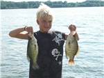 Kid fishing at NESHONOC LAKESIDE - thumbnail