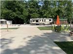 An empty paved RV site at TERRE HAUTE CAMPGROUND - thumbnail