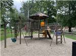 The children's playground equipment at TERRE HAUTE CAMPGROUND - thumbnail