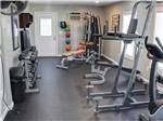 The exercise room equipment at FAYETTEVILLE RV RESORT & COTTAGES - thumbnail