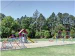 The playground equipment at FAYETTEVILLE RV RESORT & COTTAGES - thumbnail