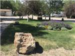 View of park with flower bed at PHILLIPS RV PARK - thumbnail