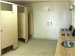 Interior view of restrooms at PHILLIPS RV PARK - thumbnail