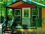 Outside of a private cabin at ATLANTIC SHORE PINES CAMPGROUND - thumbnail