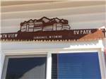 A sign made from an old saw at MOUNTAIN VIEW RV PARK & CAMPGROUND - thumbnail