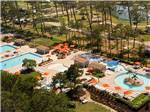 An aerial view of the swimming pools at SUN OUTDOORS CAPE CHARLES - thumbnail