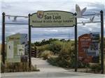 The front sign to the San Luis National Wildlife Refuge Complex at SANTA NELLA RV PARK - thumbnail