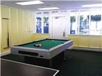 Pool table in game room at JANTZEN BEACH RV PARK - thumbnail