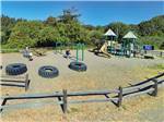 The playground equipment at CASINI RANCH FAMILY CAMPGROUND - thumbnail