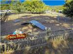 The fenced in dog park at CASINI RANCH FAMILY CAMPGROUND - thumbnail