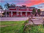 The red registration building at CASINI RANCH FAMILY CAMPGROUND - thumbnail