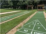 A pair of shuffleboard courts at STAGE STOP CAMPGROUND - thumbnail