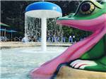 A water slide in the shape of a frogs tongue at STONEY CREEK RV RESORT - thumbnail