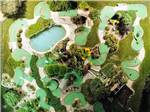 An aerial view of the miniature golf course at STONEY CREEK RV RESORT - thumbnail