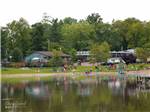 People playing at the lake at WOODSIDE LAKE PARK - thumbnail
