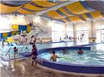 Kids enjoying the indoor swimming pool at BOARDMAN MARINA & RV PARK - thumbnail