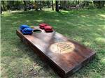 One of the cornhole boards at MARTHA'S VINEYARD FAMILY CAMPGROUND - thumbnail