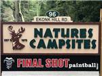 The front entrance sign at NATURES CAMPSITES - thumbnail