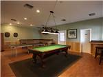 Pool table in game room at ENCORE SHERWOOD FOREST - thumbnail