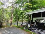 An RV site along the water at GREENBRIER CAMPGROUND - thumbnail